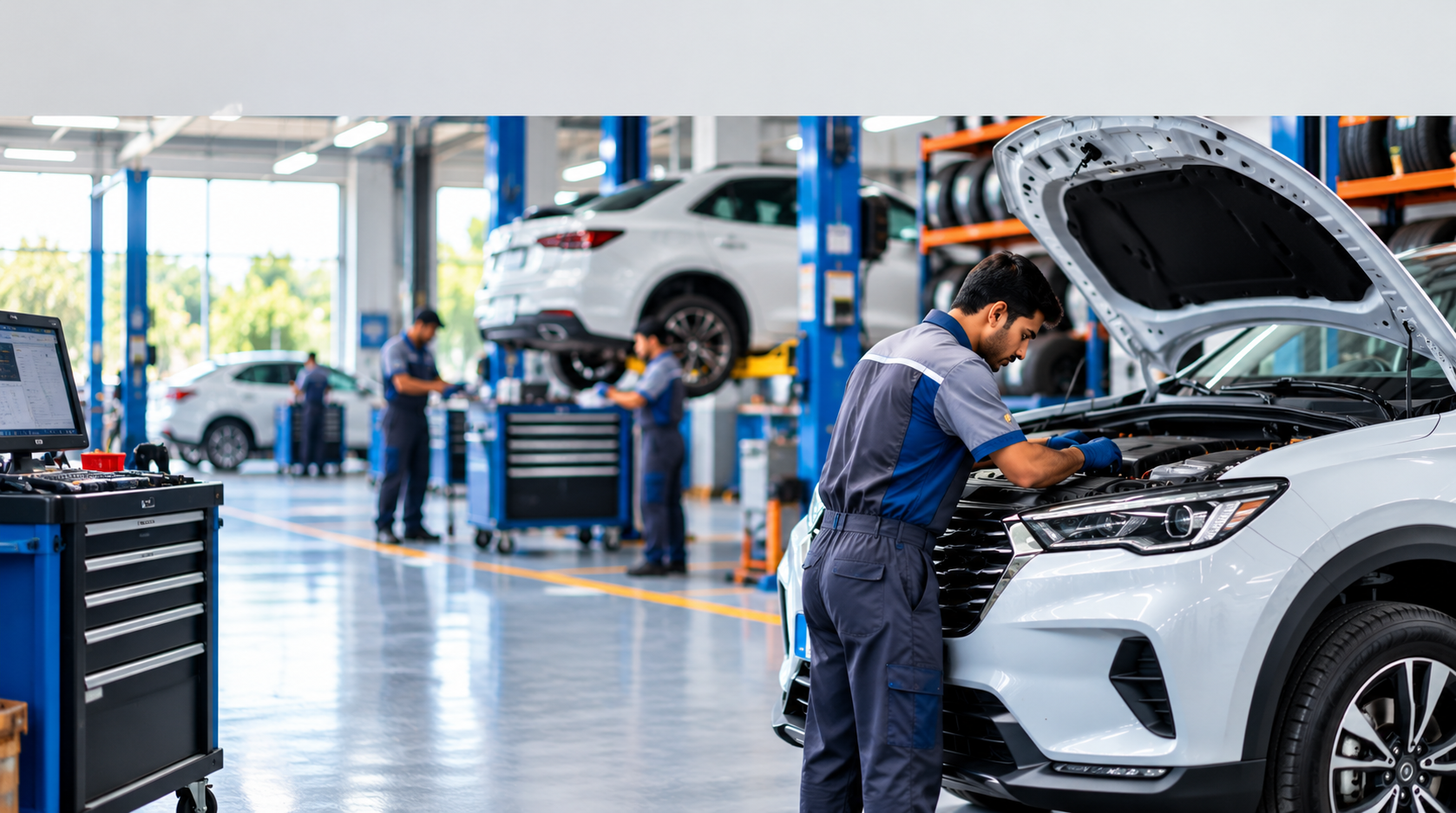 GloudOne Automobile Workshop Management - Modern automotive service workshop