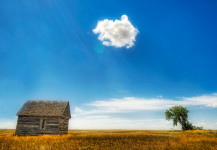 Last cloud in the sky