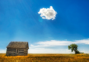 Last cloud in the sky